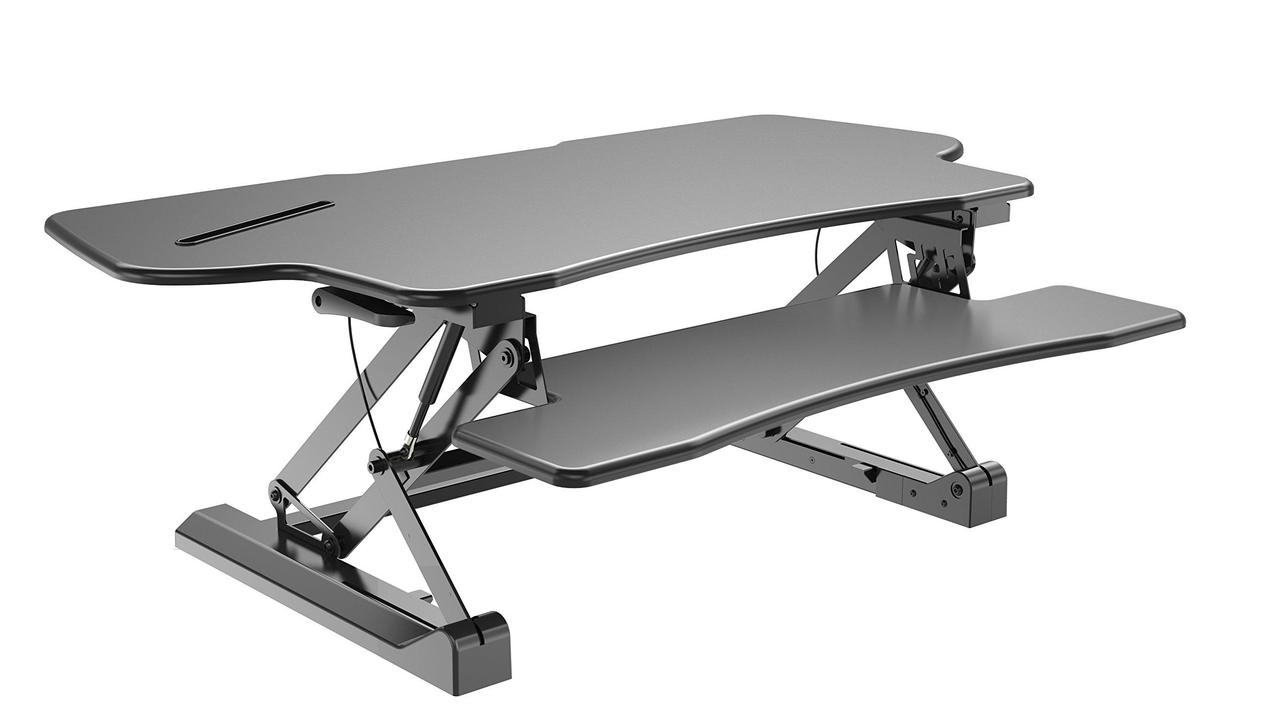 Desk Rider Mewps Zeal Desk Zd Ld07l Pro 48 Inch Wide Height Adjustable | Desertcart ...