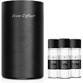 Waterless Essential Oil Diffuser Starter Kit - No Water Needed, Battery Operated Mini Scent Air Machine, Included 3x20ML Essential Oils, Portable Aromatherapy Diffuser for Home &amp; Car &amp; Office, Black