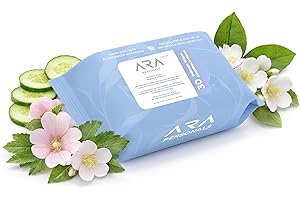 ARA Personals™ Intimate Wipes - Super Wet pH-Balanced Wipes w/ 12 plant Extracts for Post-Workout, Menstruation & Before/Afte