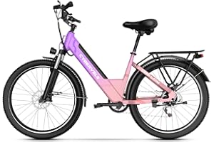 CBVELO 1000W Ebikes for Adults，80 Miles Max Range Removable Battery Ebike，26" Electric Bike for Adults Adult Electric Bike for Commute（7-Speed）
