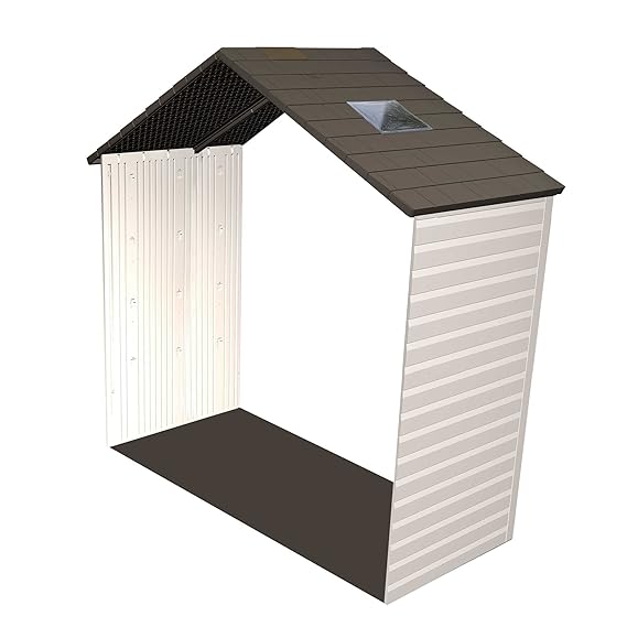 Lifetime Kunststoffgerätehaus Erweiterungsmodul 76cm für Gerätehaus Gerätehaus Kunststoff Gartenhaus Kunststoff Erweiterung
