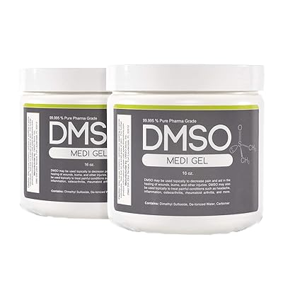 DMSO Dimethyl Sulfoxide 2 Pound Gel BPA Free Container 99.995% Non Diluted, No Oder Pharma Grade Dimethyl Sulfoxide