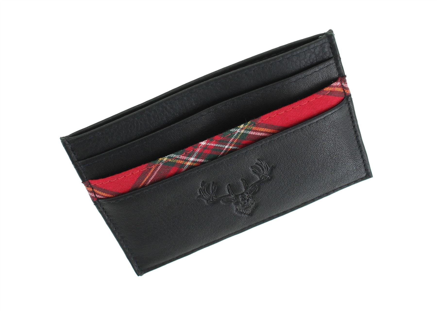 Mala Leather Braemar Collection Leather Card Holder - RFID Protected 634_7 Black