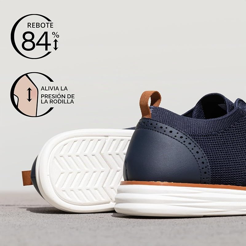 Sapatos de Vestir de Verão Masculinos com Atacadores, Azul-Marinho, 43,5