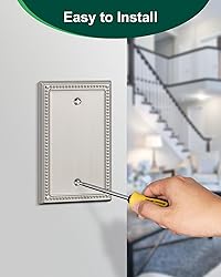 TREEWELL 2-Pack Blank Outlet Cover Wall