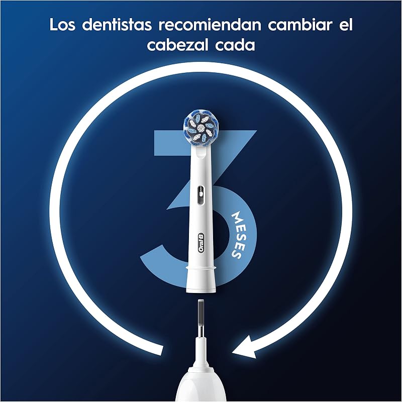 Recargas de escova de dentes elétrica oral-b pro sensitive clean, pacote de 10 cabeças, branca - original (tamanho caixa postal)
