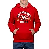 FOCO NFL Team Logo Heritage Print Pullover Hoodie
