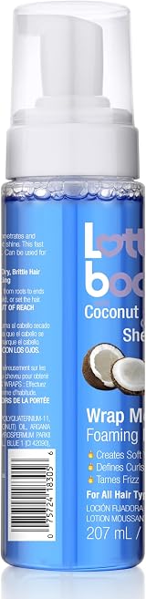 Lottabody Wrap Me Foaming Mousse 207ml 7oz Coconut Argan Shea Macadamia Hair view 14
