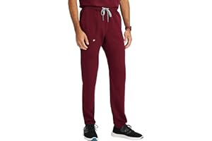Fabletics Men's Intake Scrub Pant - MotionTech, 4-Way Stretch, Pocket-Packed, Wrinkle-Resist, Semi-Slim Fit