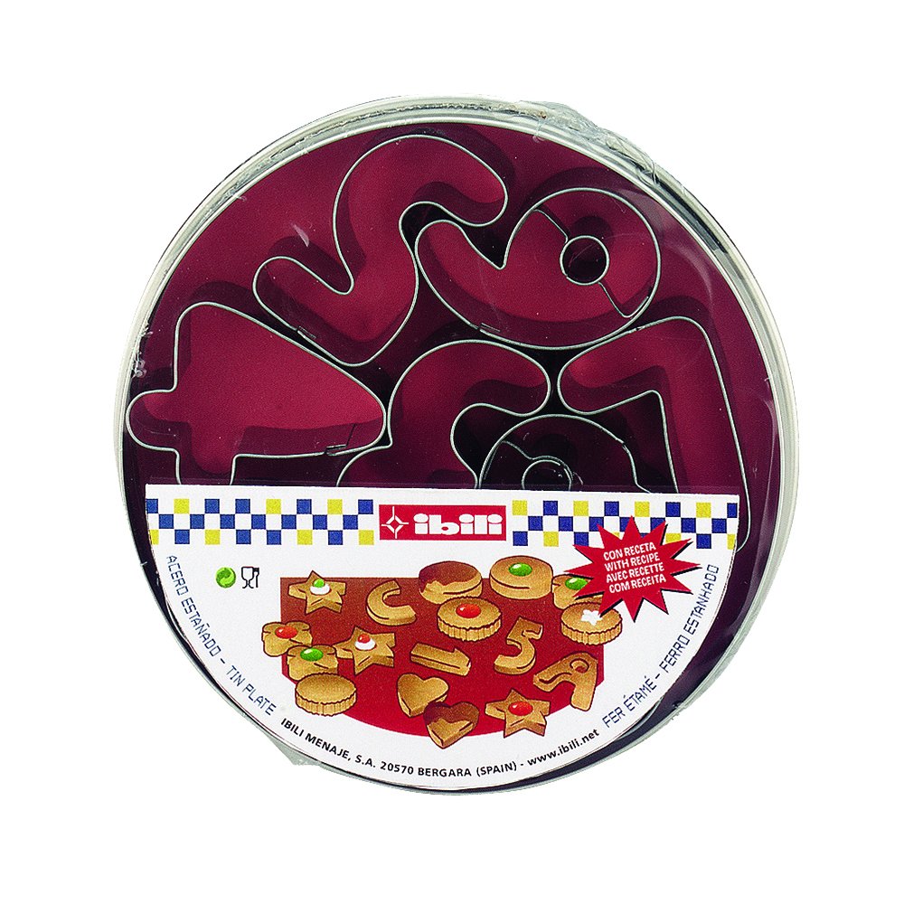 Ibili 702400 - Cortapastas estañados números