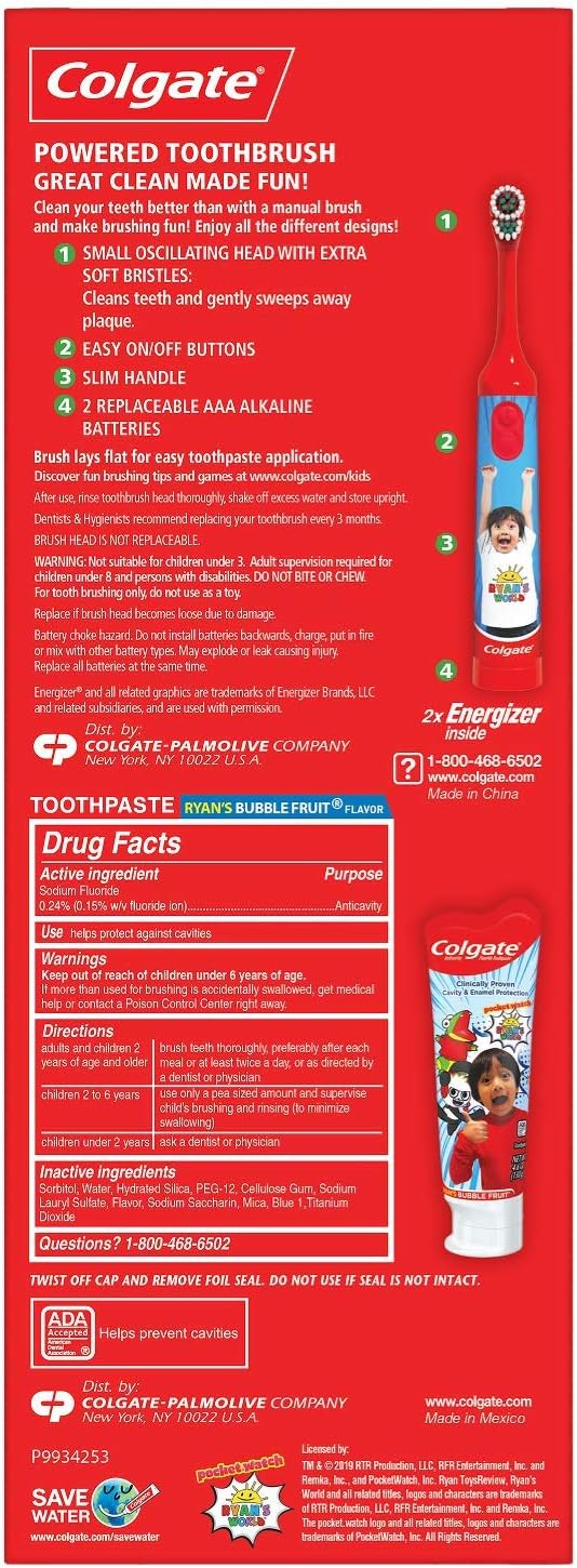 ryan toy review toothbrush