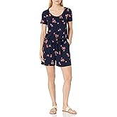 Amazon Essentials Women's Short-Sleeve Scoop Neck Romper