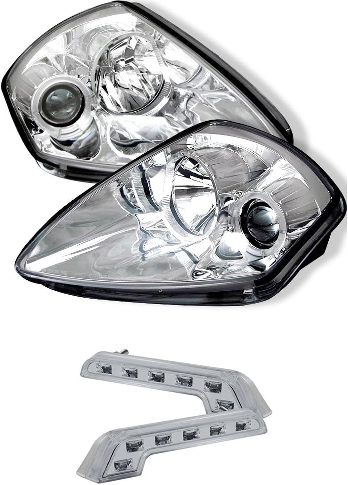 2003 Mitsubishi Eclipse Halo Projector Headlights Head Lights 8 Led Fog Bumper Headlight Bulbs Amazon Canada