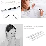 Yordawn Drawing Pencils Set Sketch Kit 29 Pack with Case Graphite Charcoal view 5