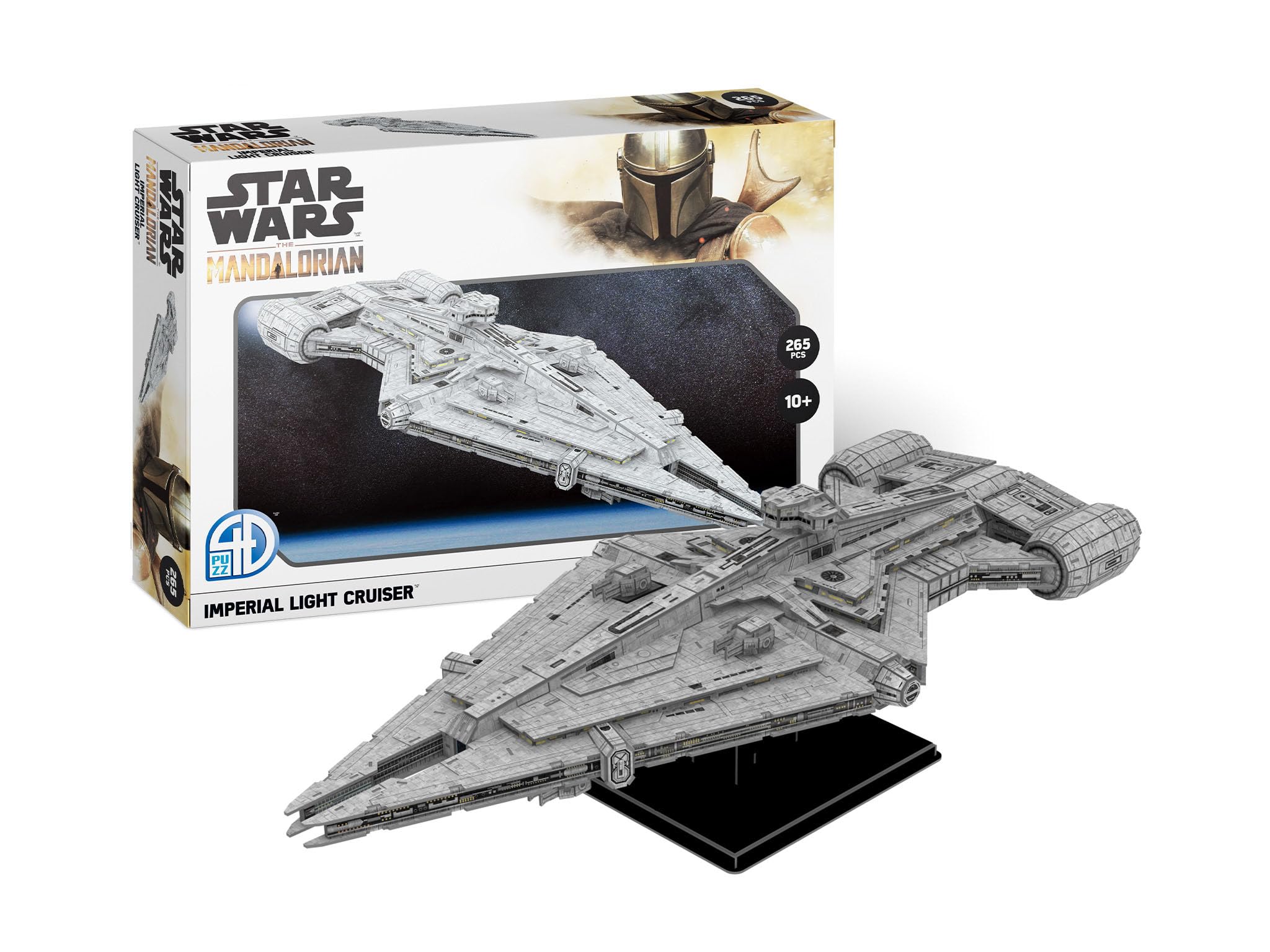 Revell The Mandalorian Card Model Kit I Detailed Model Kit of The Imperial Light Cruiser I for Young and Old I 265 Pieces I for Star Wars Fans I Ideal Gift Idea for Any Occasion