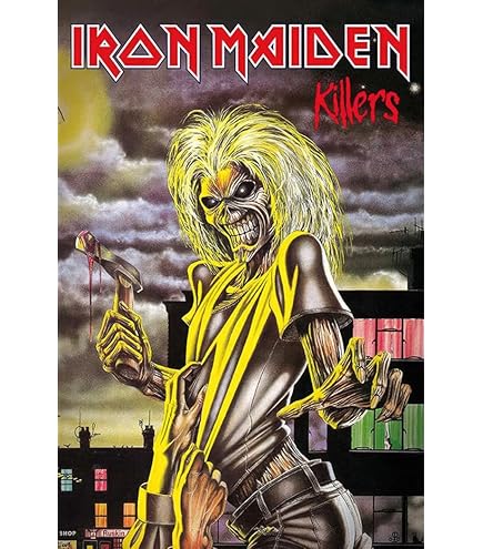 Amazon.com: BUY ART FOR LESS Iron Maiden Number of the Beast album