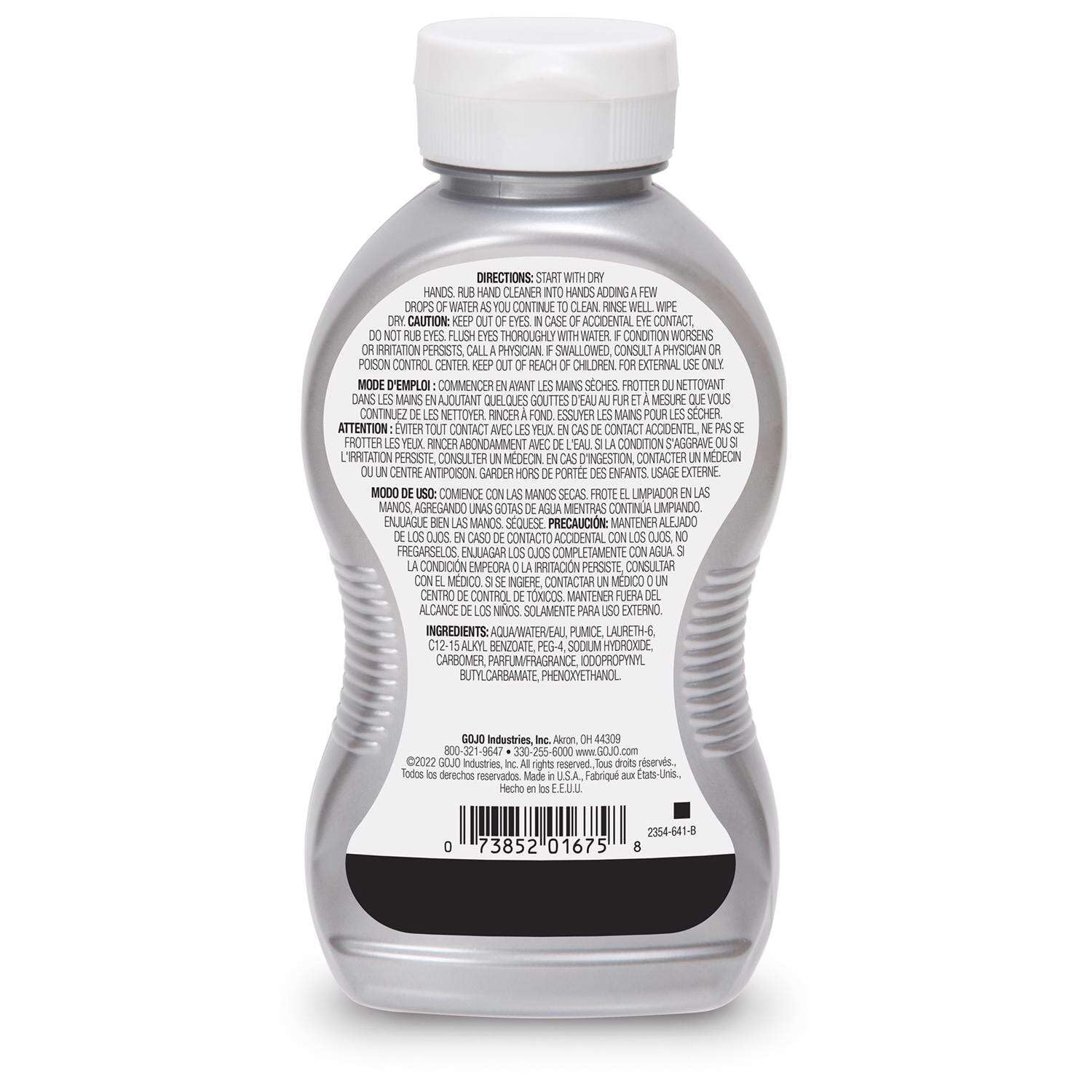 GOJO Cherry Gel Pumice Hand Cleaner, Cherry Scent, 10 Oz Bottle