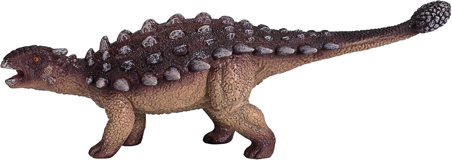 MOJO - Ankylosaurus Dinosaur, Brown, 3.94 inches x 7.28 inches