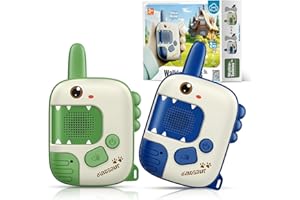 COMEDYFUN Dinosaur Walkie Talkies Toys for Boys: Kids Walkie Talkie Dinosaur Toy for Kids 3 4 5-7 8 Year Old Boys Girls Christmas Birthday Gifts Girls Toy for 4 5 6 7 8 Year Old Stocking Stuffers for Kids