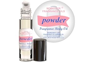 MOBETTER FRAGRANCE OILS Powder Fresh Scent Perfume Fragrance Body Oil Unisex