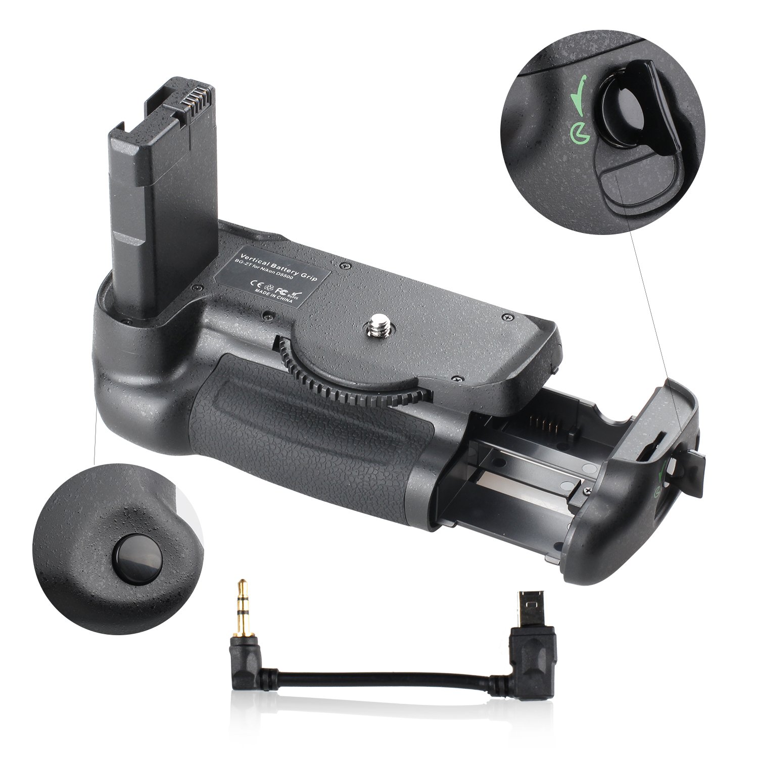 Empuñadura Vertical Profesional Apretón Soporte de Batería Battery ...