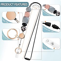Retractable Lanyards for ID Badges and Keys, Cute
