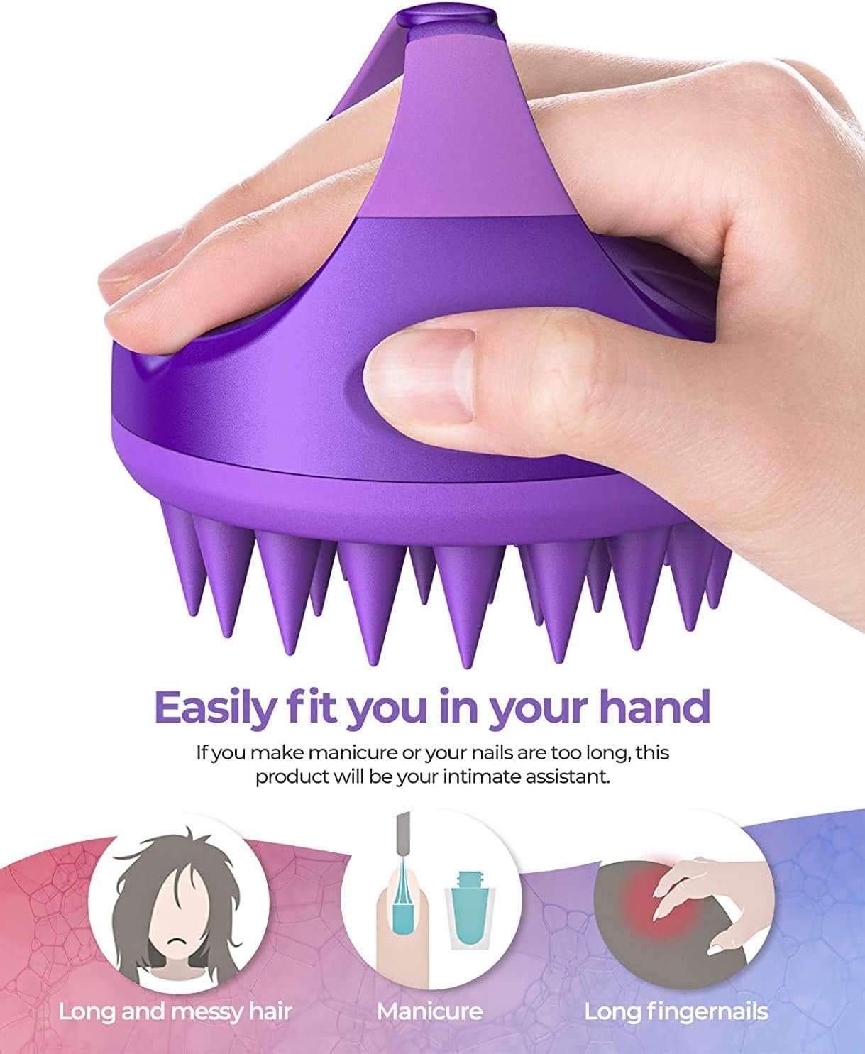 RONAVO Shower Scalp Brush - Image 5
