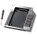 tinxi&reg; 2nd HDD / SSD adattatore caddy per Hard Disk SATA a SATA Caddy Tray 9,5mm per MacBook Pro 13" 15" 17"