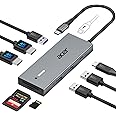 Acer USB C Docking Station Dual HDMI Monitor, Laptop Multiport Adapter with 4K HDMI, USB A&C 3.0 Ports, SD/Micro SD, 100W PD Charging, USBC Dock Compatible with Mac/Acer/Dell XPS/HP/Surface etc