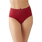Wacoal Women's B-Smooth Seamless Full Coverage Brief Panty, 838175 Underwear, Regina Red, 3X-Large