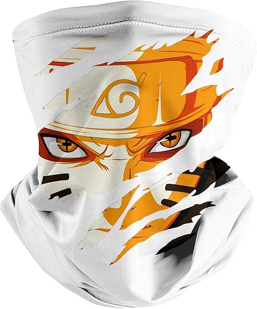 Naruto Balaclava Anime Face Mask Neck Gaiter Bandana Headband Seamless