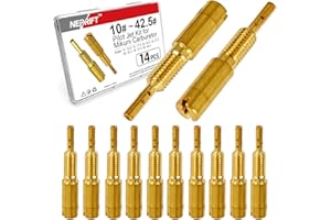 NEPRIFT Pilot Jet Kit for Mikuni Carburetor Replacement Slow Jets Compatible with RS HSR HS TM VM28/486 Carburetors for Motorcycle, ATV, Lawn Mower Small Engine 14Pcs（10# - 42.5#）