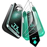 ESR 3 Pack 9H+ Glass for iPhone 16 Plus/iPhone 15 Plus Screen Protector, [Military Grade Shatterproof & Longest Durable] Armorite Ultra-tough Full Coverage Tempered Glass with UltraFit Tray