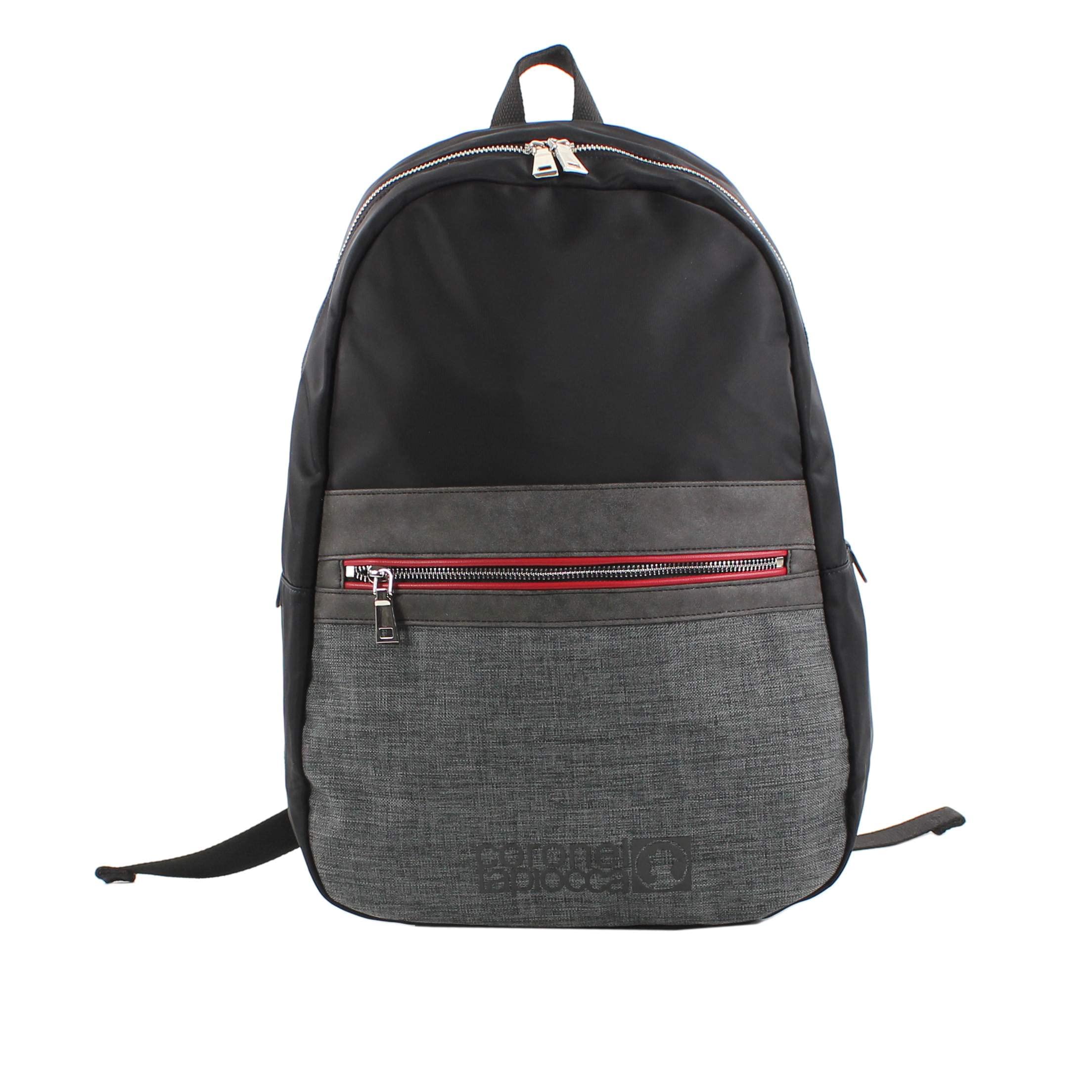 Coronel Tapiocca Red Men’s Backpack, Black (Negro), 15x30x43 centimeters (W x H x L)