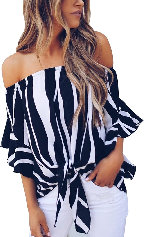 blusas de rayas para mujer