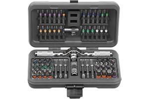 40 in 1/66 in 1 Ratchet Screwdriver Set, S2 Steel Magnetic Screwdriver Set with Rust Resistant Coating, Efficient and Labor S