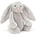 Jellycat Bashful Grey Bunny Stuffed Animal, Large 15 inches - Rabbit and Bunny Plush Toy - Classic Children's Gift
