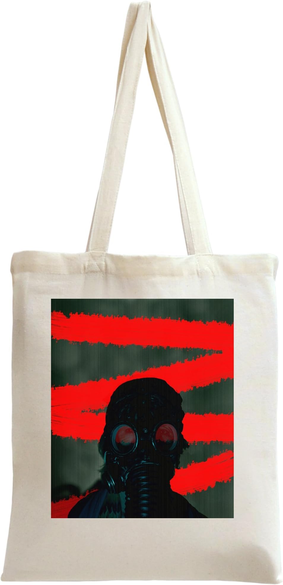 Gas Mask Pop Art Hipster Smart Tote Bag