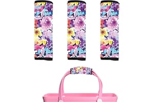 ZYTONGMAO Luggage Handle Wraps 3Pcs – Neoprene Bag Handle Wrap for Bogg, Luggage Identifiers for Suitcases Easy Identification, Stylish & Comfy Suitcase Handle Replacement Travel Accessories for Airport Y12