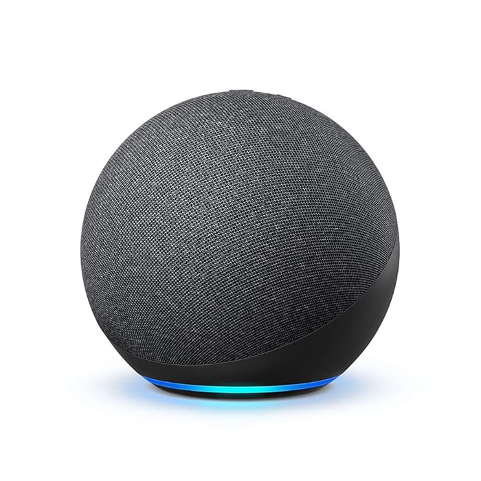 Certified Refurbished Echo (4th Gen) | With premium sound, smart home hub, and Alexa | Charcoal