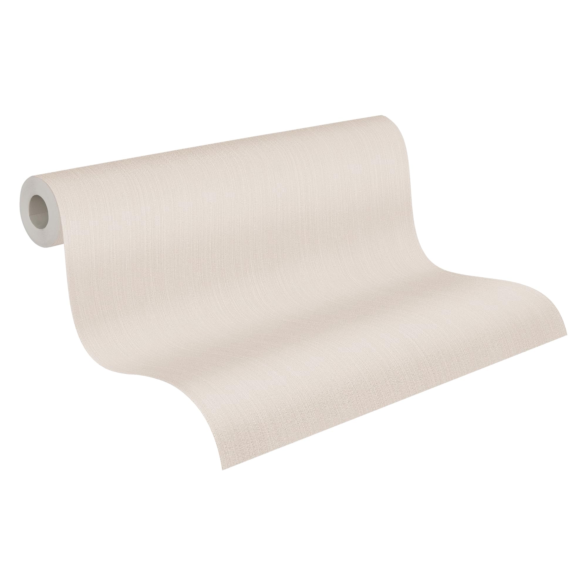 A.S. Création Plain Wallpaper Best of Fleece Non Woven wallcovering 10.05 m x 0.53 m Beige 937905