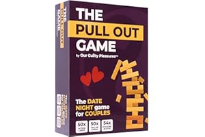 The Pull Out Game - Flirty Date Night Game for Couples, Romantic Block Tower with 100 Cards, 50 Action & 50 Tell Me - Perfect