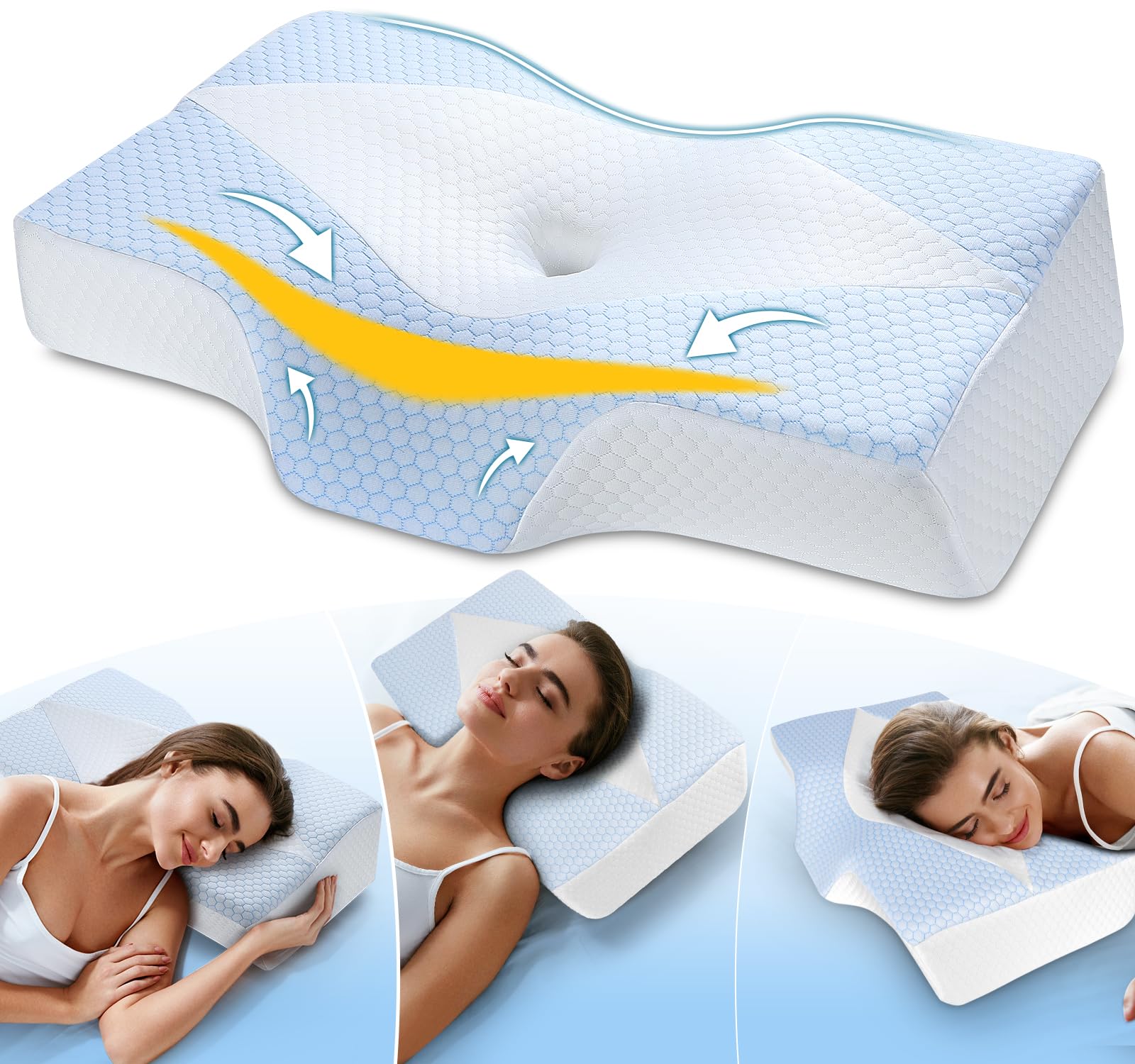 Mkicesky Memory Foam Pillow