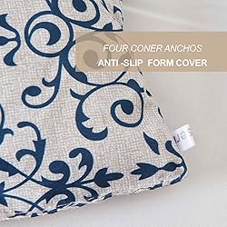 Nanko Beige and Blue Comforter Set Queen Size 3