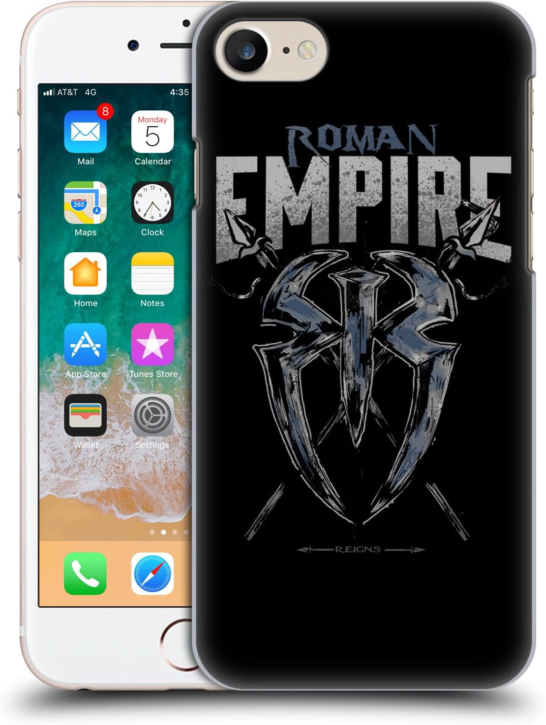 Amazon オフィシャル Wwe Roman Empire ローマン レインズ Apple Iphone 7 Iphone 8 Iphone Se 専用ハードバックケース ケース カバー 通販