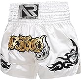 Muay Thai Shorts Boxing Fight Kickboxing Grappling Training Workout Gym Shorts for Men Women Kids