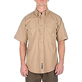 5.11 Tactical Men's Short Sleeve Low Profile Design Button Up Polo Shirt, Cotton Fabric, Style 71152