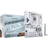 GIGABYTE B850 Eagle WIFI7 ICE AMD AM5 ATX Motherboard, Support AMD Ryzen 9000/8000/7000 Series, DDR5, 8+2+2 Power Phase, 3X M