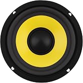 DriSentri 5 Inch Bass Loudspeaker Woofer Speaker, Car Speakers Wide Frequency Response Car Audio Stereo Speaker for Car Audio/Home Theaters