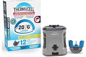 Thermacell Mosquito Repellent Rechargeable Adventure EX-Series EX90; Patio Shield with 9-Hour Battery, Includes 12-Hour Refil